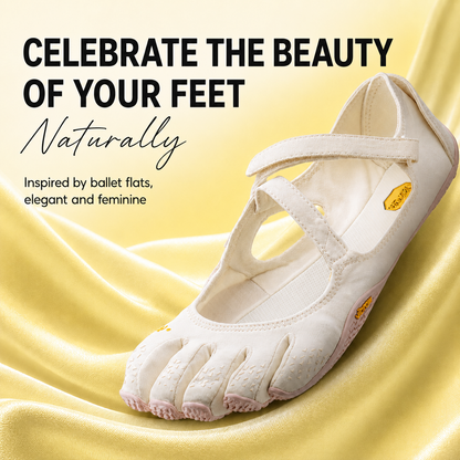 Classic FiveFingers Ballet Flats, Split Toe Design, Breathable Barefoot Comfort