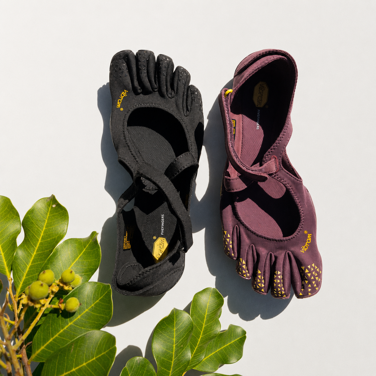 Classic FiveFingers Ballet Flats, Split Toe Design, Breathable Barefoot Comfort