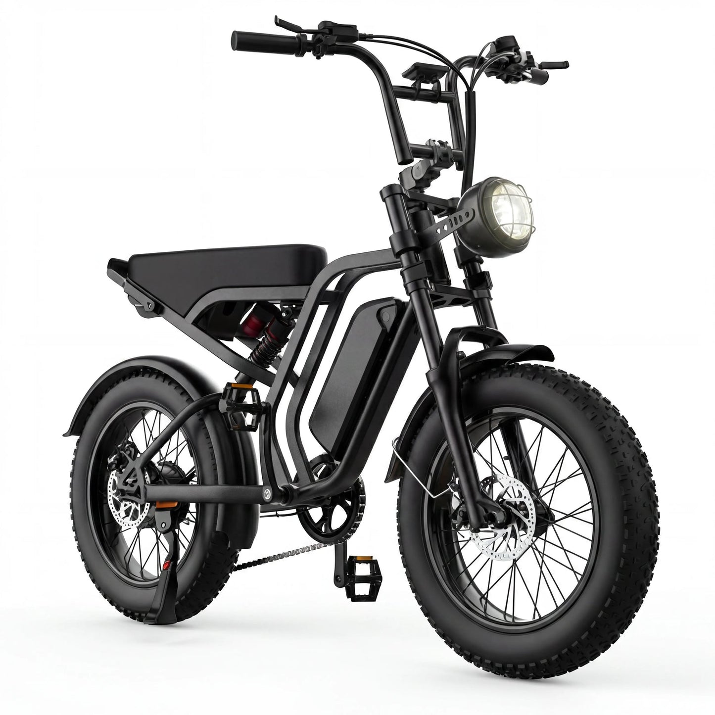 All-Terrain 1500W Peak Motor Electric Bike – 34 MPH Range 40-70 Miles