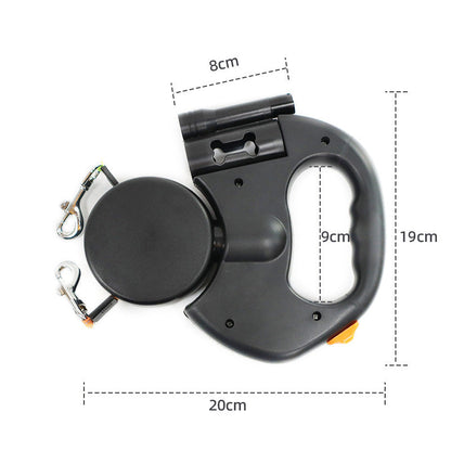 Double Retractable Leash